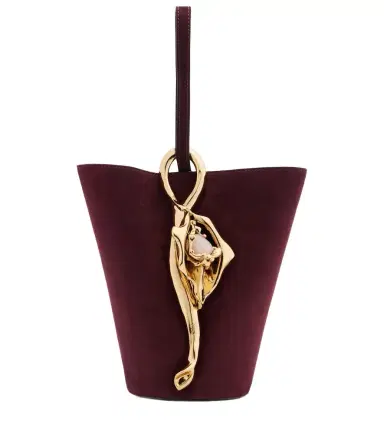 Chloé Chloé Eden Treasures Small suede bucket bag | Thumbnail 1 Chloé Chloé Eden Treasures Small suede bucket bag | Thumbnail 1