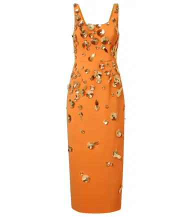 Carolina Herrera Floral-appliqué cocktail dress | Thumbnail 1 Carolina Herrera Floral-appliqué cocktail dress | Thumbnail 1