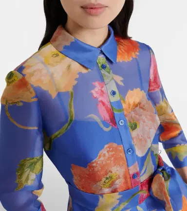 Carolina Herrera Floral silk organza gown | Thumbnail 3 Carolina Herrera Floral silk organza gown | Thumbnail 3