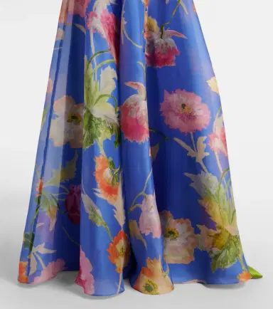 Carolina Herrera Floral silk organza gown | Thumbnail 5 Carolina Herrera Floral silk organza gown | Thumbnail 5