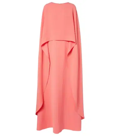 Carolina Herrera Caped crêpe gown | Thumbnail 1 Carolina Herrera Caped crêpe gown | Thumbnail 1