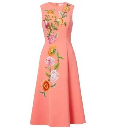 Carolina Herrera Embroidered floral cocktail dress | Thumbnail 1 Carolina Herrera Embroidered floral cocktail dress | Thumbnail 1