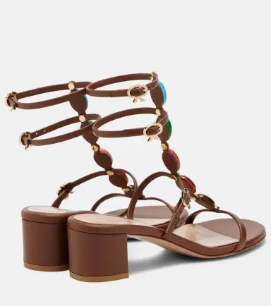 Gianvito Rossi Shanti 45 leather sandals | Thumbnail 2 Gianvito Rossi Shanti 45 leather sandals | Thumbnail 2