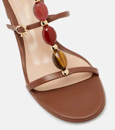 Gianvito Rossi Shanti 45 leather sandals | Thumbnail 4 Gianvito Rossi Shanti 45 leather sandals | Thumbnail 4