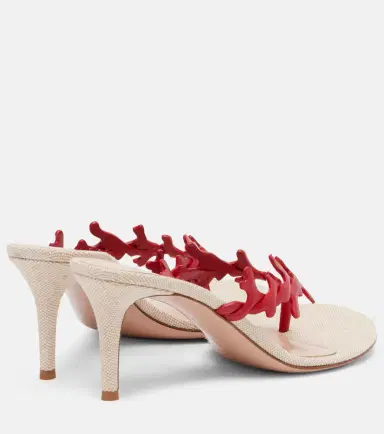 Gianvito Rossi Ocean canvas and leather thong sandals | Thumbnail 4 Gianvito Rossi Ocean canvas and leather thong sandals | Thumbnail 4
