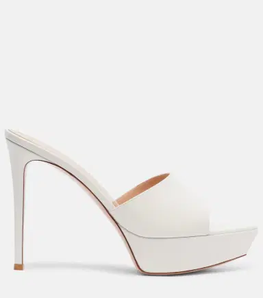 Gianvito Rossi Dasha 85 patent leather platform mules | Thumbnail 2 Gianvito Rossi Dasha 85 patent leather platform mules | Thumbnail 2
