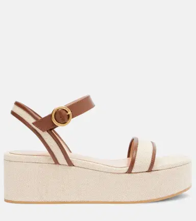Gianvito Rossi Rodi canvas platform sandals | Thumbnail 2 Gianvito Rossi Rodi canvas platform sandals | Thumbnail 2