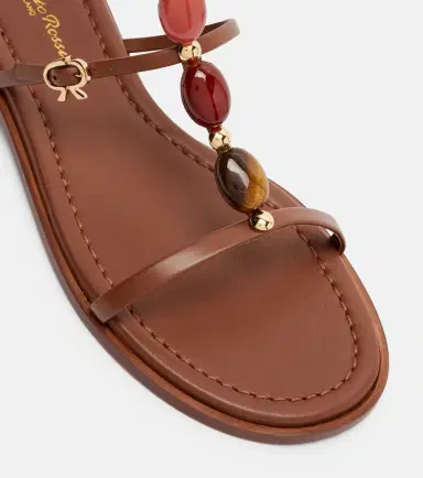 Gianvito Rossi Shanti embellished leather sandals | Thumbnail 2 Gianvito Rossi Shanti embellished leather sandals | Thumbnail 2