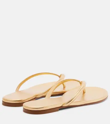 Gianvito Rossi Calypso metallic leather thong sandals | Thumbnail 2 Gianvito Rossi Calypso metallic leather thong sandals | Thumbnail 2