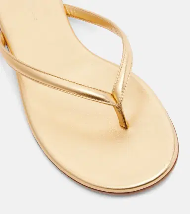 Gianvito Rossi Calypso metallic leather thong sandals | Thumbnail 3 Gianvito Rossi Calypso metallic leather thong sandals | Thumbnail 3