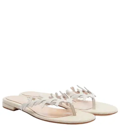 Gianvito Rossi Paros leather thong sandals | Thumbnail 1 Gianvito Rossi Paros leather thong sandals | Thumbnail 1