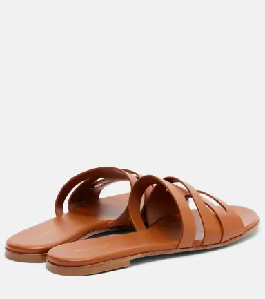 Gianvito Rossi Nora leather slides | Thumbnail 2 Gianvito Rossi Nora leather slides | Thumbnail 2
