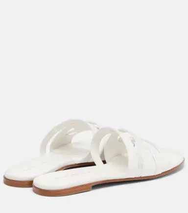 Gianvito Rossi Nora leather slides | Thumbnail 2 Gianvito Rossi Nora leather slides | Thumbnail 2