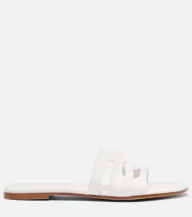Gianvito Rossi Nora leather slides | Thumbnail 3 Gianvito Rossi Nora leather slides | Thumbnail 3
