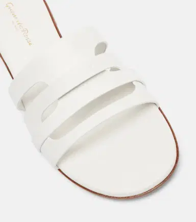 Gianvito Rossi Nora leather slides | Thumbnail 4 Gianvito Rossi Nora leather slides | Thumbnail 4