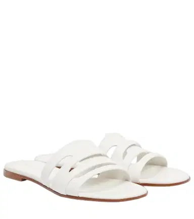 Gianvito Rossi Nora leather slides | Thumbnail 1 Gianvito Rossi Nora leather slides | Thumbnail 1