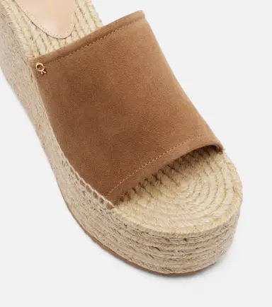 Gianvito Rossi Suede espadrille wedges | Thumbnail 2 Gianvito Rossi Suede espadrille wedges | Thumbnail 2