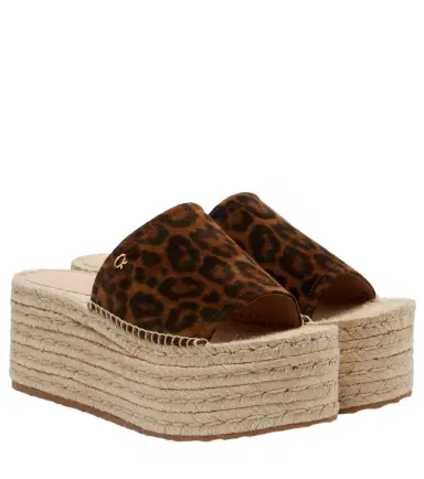 Gianvito Rossi Leopard-print suede espadrille sandals | Thumbnail 1 Gianvito Rossi Leopard-print suede espadrille sandals | Thumbnail 1