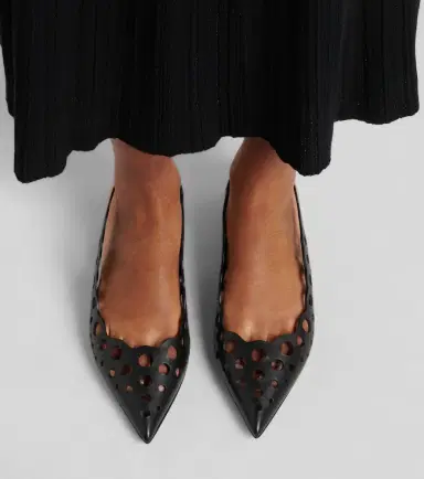 Gianvito Rossi Cutout leather slingback flats | Thumbnail 5 Gianvito Rossi Cutout leather slingback flats | Thumbnail 5