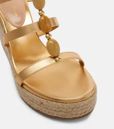 Gianvito Rossi Shanti leather espadrille wedges | Thumbnail 2 Gianvito Rossi Shanti leather espadrille wedges | Thumbnail 2