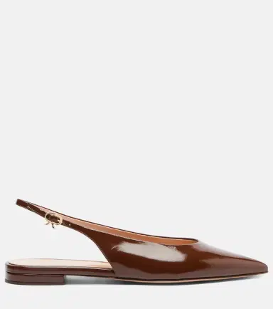 Gianvito Rossi Patent leather slingback flats | Thumbnail 3 Gianvito Rossi Patent leather slingback flats | Thumbnail 3