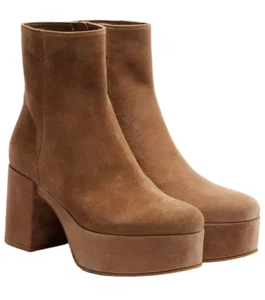 Gianvito Rossi Sally suede platform ankle boots | Thumbnail 1 Gianvito Rossi Sally suede platform ankle boots | Thumbnail 1