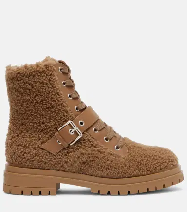Gianvito Rossi Chamonix shearling lace-up boots | Thumbnail 2 Gianvito Rossi Chamonix shearling lace-up boots | Thumbnail 2
