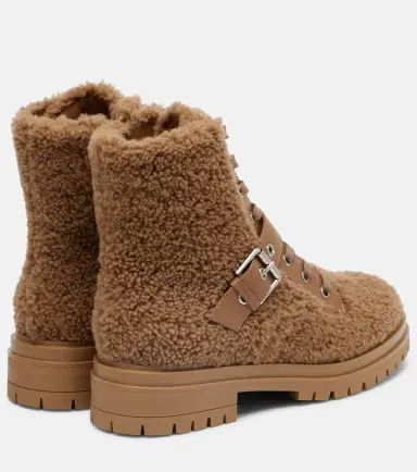 Gianvito Rossi Chamonix shearling lace-up boots | Thumbnail 4 Gianvito Rossi Chamonix shearling lace-up boots | Thumbnail 4