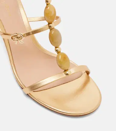 Gianvito Rossi Shanti 70 embellished leather sandals | Thumbnail 3 Gianvito Rossi Shanti 70 embellished leather sandals | Thumbnail 3