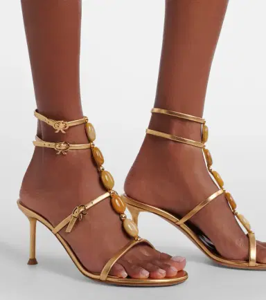Gianvito Rossi Shanti 70 embellished leather sandals | Thumbnail 6 Gianvito Rossi Shanti 70 embellished leather sandals | Thumbnail 6