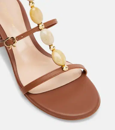 Gianvito Rossi Shanti 45 embellished leather sandals | Thumbnail 2 Gianvito Rossi Shanti 45 embellished leather sandals | Thumbnail 2