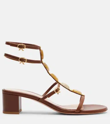 Gianvito Rossi Shanti 45 embellished leather sandals | Thumbnail 4 Gianvito Rossi Shanti 45 embellished leather sandals | Thumbnail 4