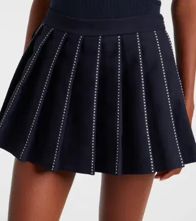 Tory Burch Embroidered pleated tennis skirt | Thumbnail 2 Tory Burch Embroidered pleated tennis skirt | Thumbnail 2