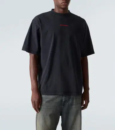 Balenciaga Logo cotton jersey T-shirt | Thumbnail 2 Balenciaga Logo cotton jersey T-shirt | Thumbnail 2