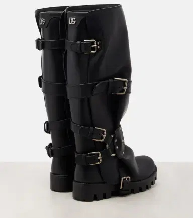 Dolce & Gabbana Leather biker boots | Thumbnail 3 Dolce & Gabbana Leather biker boots | Thumbnail 3