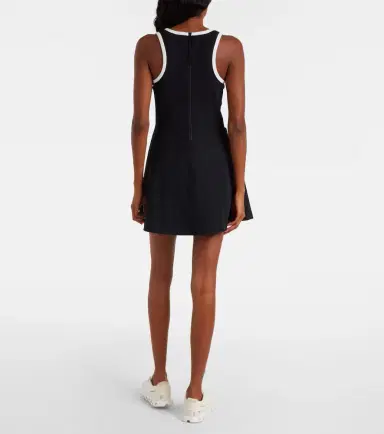 Tory Burch T Monogram jersey tennis dress | Thumbnail 4 Tory Burch T Monogram jersey tennis dress | Thumbnail 4
