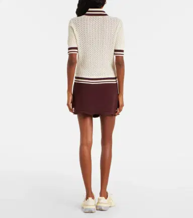 Tory Burch Cotton pointelle polo shirt | Thumbnail 4 Tory Burch Cotton pointelle polo shirt | Thumbnail 4