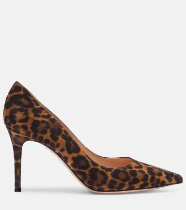 Gianvito Rossi Gianvito 85 leopard-print suede pumps | Thumbnail 2 Gianvito Rossi Gianvito 85 leopard-print suede pumps | Thumbnail 2
