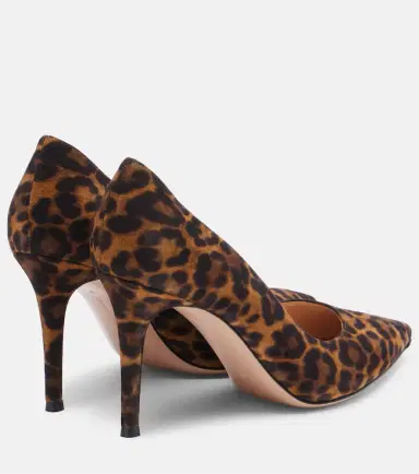 Gianvito Rossi Gianvito 85 leopard-print suede pumps | Thumbnail 4 Gianvito Rossi Gianvito 85 leopard-print suede pumps | Thumbnail 4