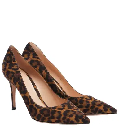 Gianvito Rossi Gianvito 85 leopard-print suede pumps | Thumbnail 1 Gianvito Rossi Gianvito 85 leopard-print suede pumps | Thumbnail 1