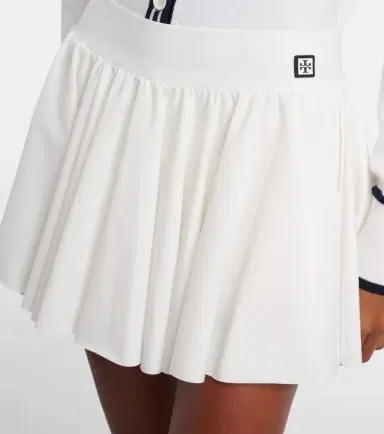 Tory Burch T Monogram gathered jersey skort | Thumbnail 2 Tory Burch T Monogram gathered jersey skort | Thumbnail 2