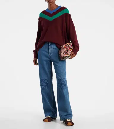 Loewe Anagram wide-leg jeans | Thumbnail 2 Loewe Anagram wide-leg jeans | Thumbnail 2