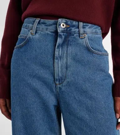Loewe Anagram wide-leg jeans | Thumbnail 4 Loewe Anagram wide-leg jeans | Thumbnail 4