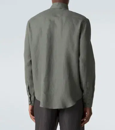 Giorgio Armani Linen shirt | Thumbnail 4 Giorgio Armani Linen shirt | Thumbnail 4