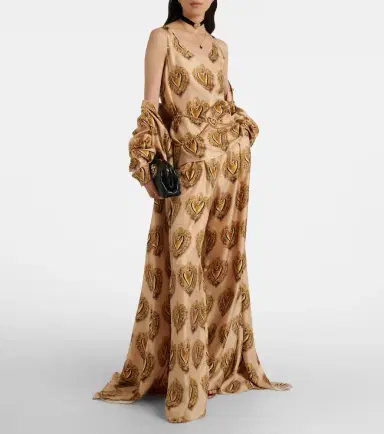 Dolce & Gabbana Printed high-rise silk palazzo pants | Thumbnail 2 Dolce & Gabbana Printed high-rise silk palazzo pants | Thumbnail 2