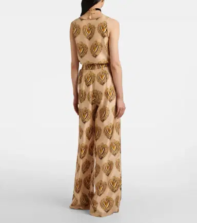 Dolce & Gabbana Printed high-rise silk palazzo pants | Thumbnail 4 Dolce & Gabbana Printed high-rise silk palazzo pants | Thumbnail 4
