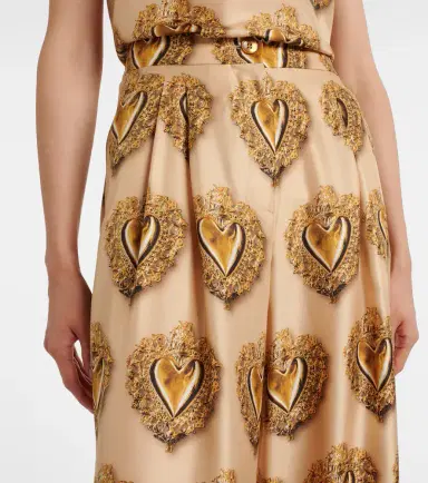 Dolce & Gabbana Printed high-rise silk palazzo pants | Thumbnail 5 Dolce & Gabbana Printed high-rise silk palazzo pants | Thumbnail 5