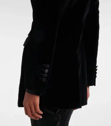 Dolce & Gabbana Cotton-blend velvet tuxedo jacket | Thumbnail 5 Dolce & Gabbana Cotton-blend velvet tuxedo jacket | Thumbnail 5