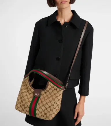 Gucci Giglio Small GG canvas tote bag | Thumbnail 5 Gucci Giglio Small GG canvas tote bag | Thumbnail 5