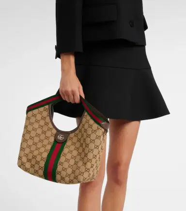 Gucci Giglio Small GG canvas tote bag | Thumbnail 6 Gucci Giglio Small GG canvas tote bag | Thumbnail 6